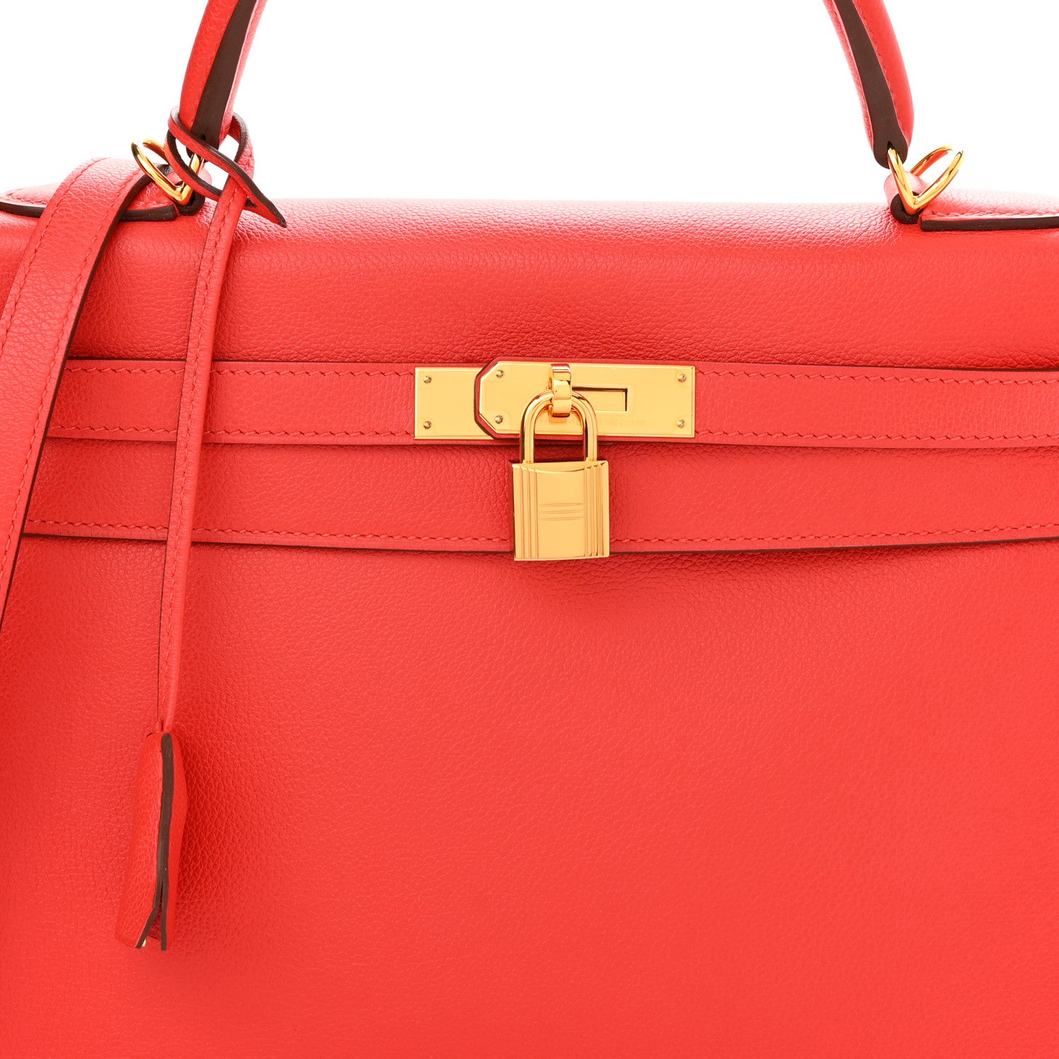Hermes Evercolor Kelly Retourne 32 Rouge Tomate 8 of 11