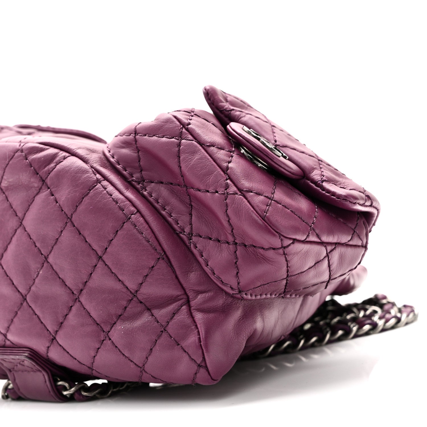Chanel Calfskin Mini Backpack Is Back Plum 9 of 9
