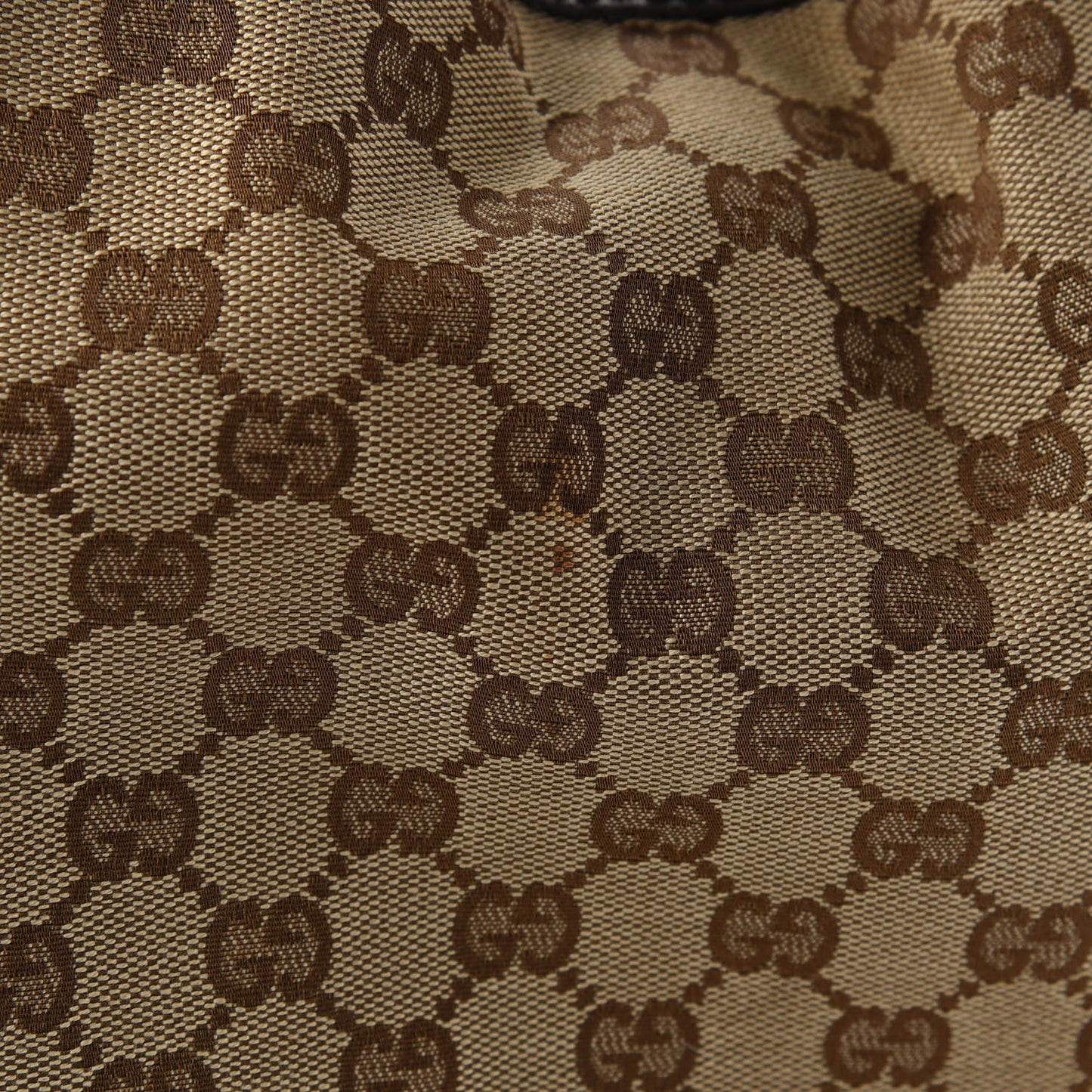 Monogram Medium Interlocking Icon Shoulder Bag Dark Brown