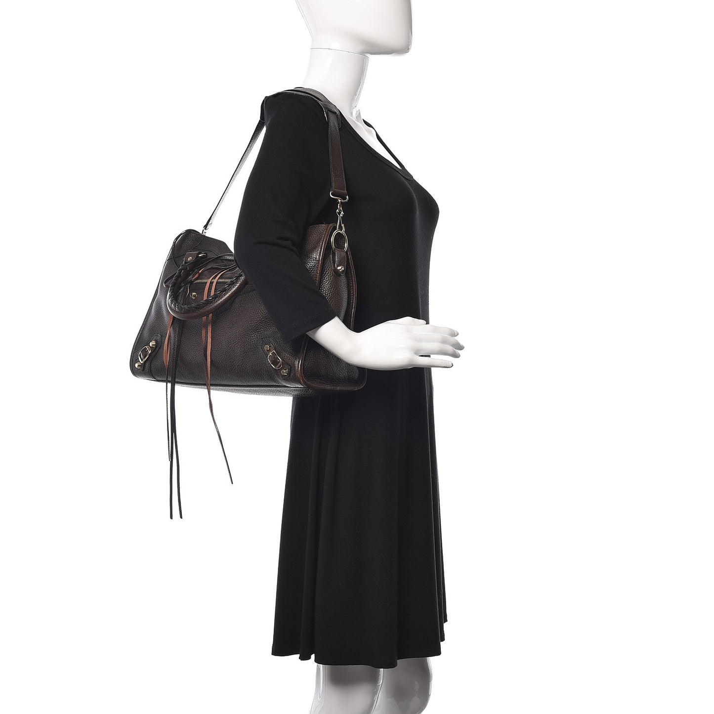 Vibrato Calfskin Classic Gold Hardware City Ombre Marron