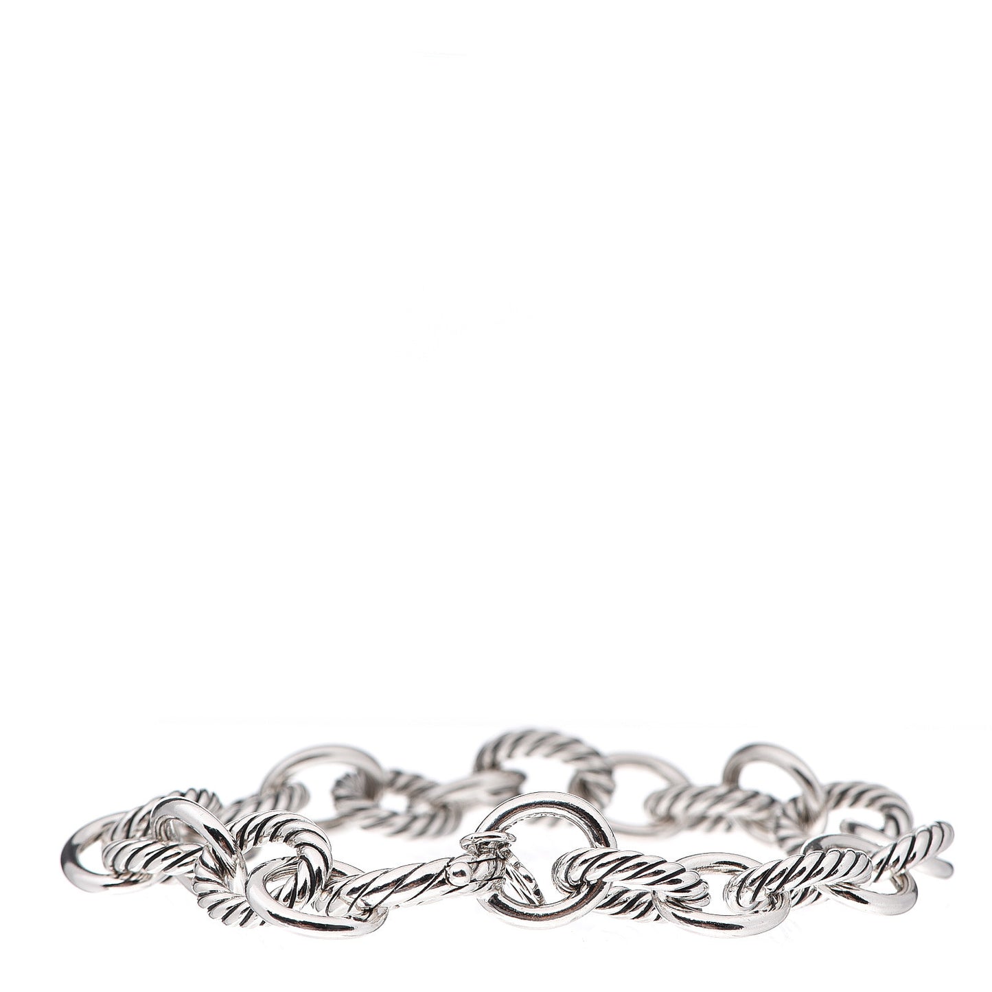 Sterling Silver 10mm Medium Oval Link Bracelet