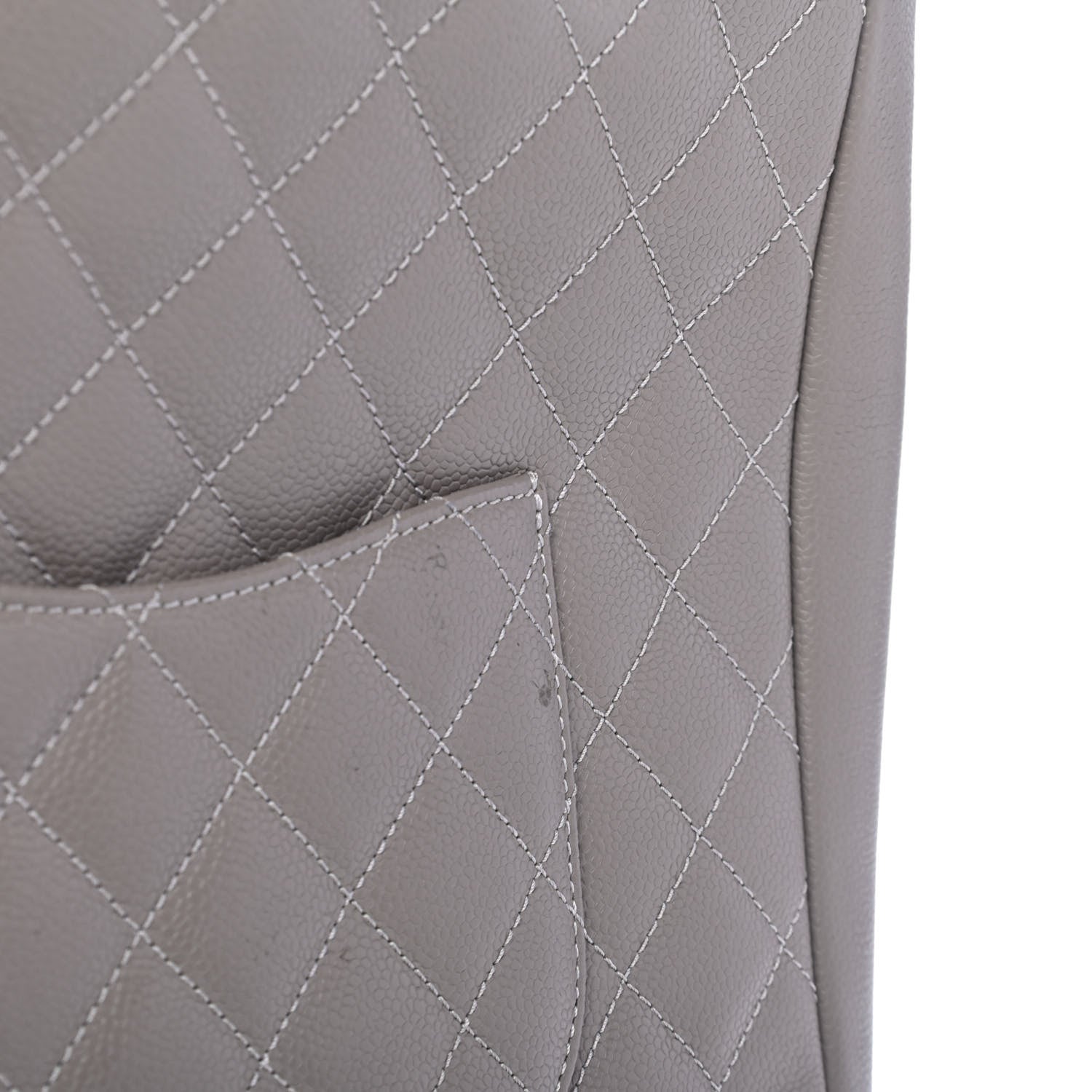 Chanel Caviar Quilted Vertical Grand Shopping Tote GST Grey 4 of 5