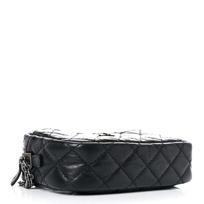 Chanel Aged Calfskin Quilted Mini Reissue Camera Case Black 4 of 12