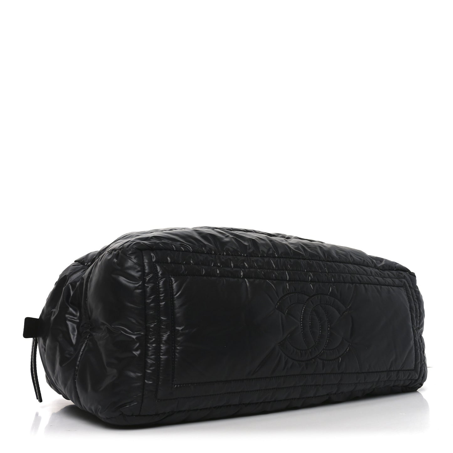 Nylon Coco Cocoon Large Reversible Tote Black