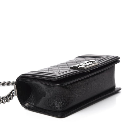 Chanel Caviar Quilted Small Boy Flap Black 4 of 10