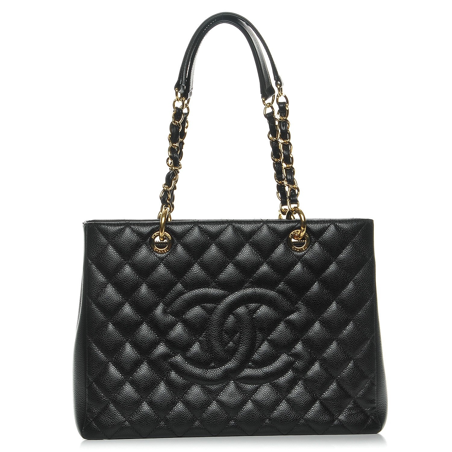 Chanel Caviar Quilted Grand Shopping Tote GST Black 1 of 7