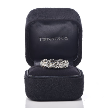 Tiffany Platinum Diamond Schlumberger Sixteen Stone Ring 45 3.5 8 of 8