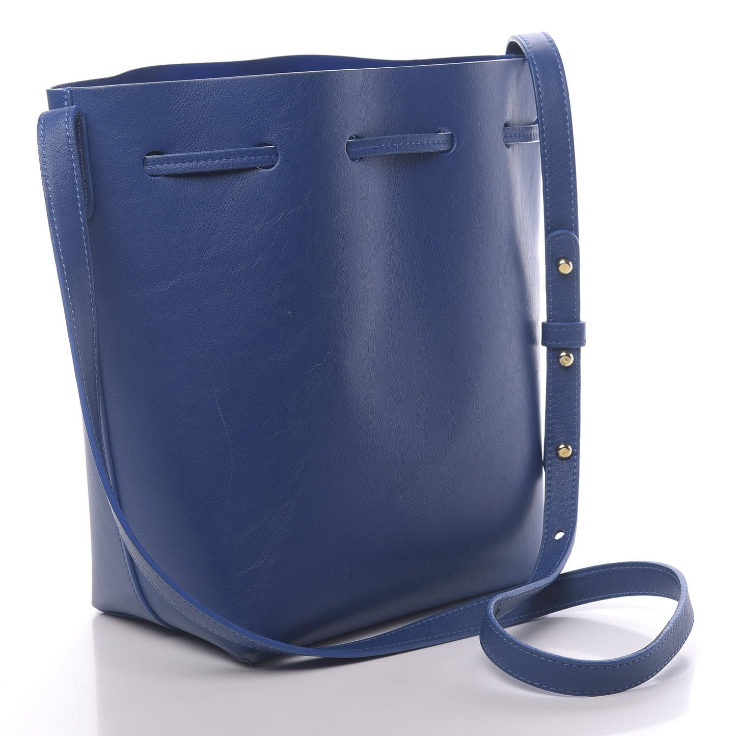 Calfskin Mini Bucket Bag Royal