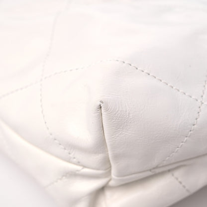 Chanel Calfskin Quilted Small Chanel 22 White 9 of 14