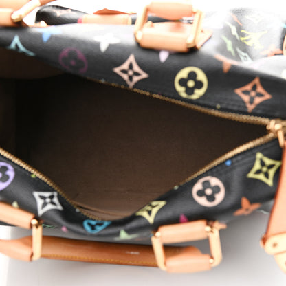 Louis Vuitton Monogram Multicolor Speedy 30 Black 5 of 13