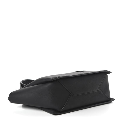 Celine Baby Grained Calfskin Small Tri-Fold Bag Black 4 of 9