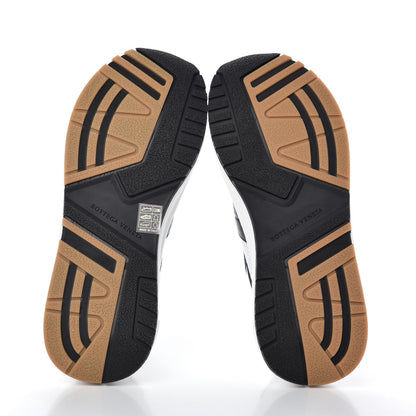 Bottega Veneta Calfskin Technical Mesh Speedster Sneakers 40 White Black 5 of 9