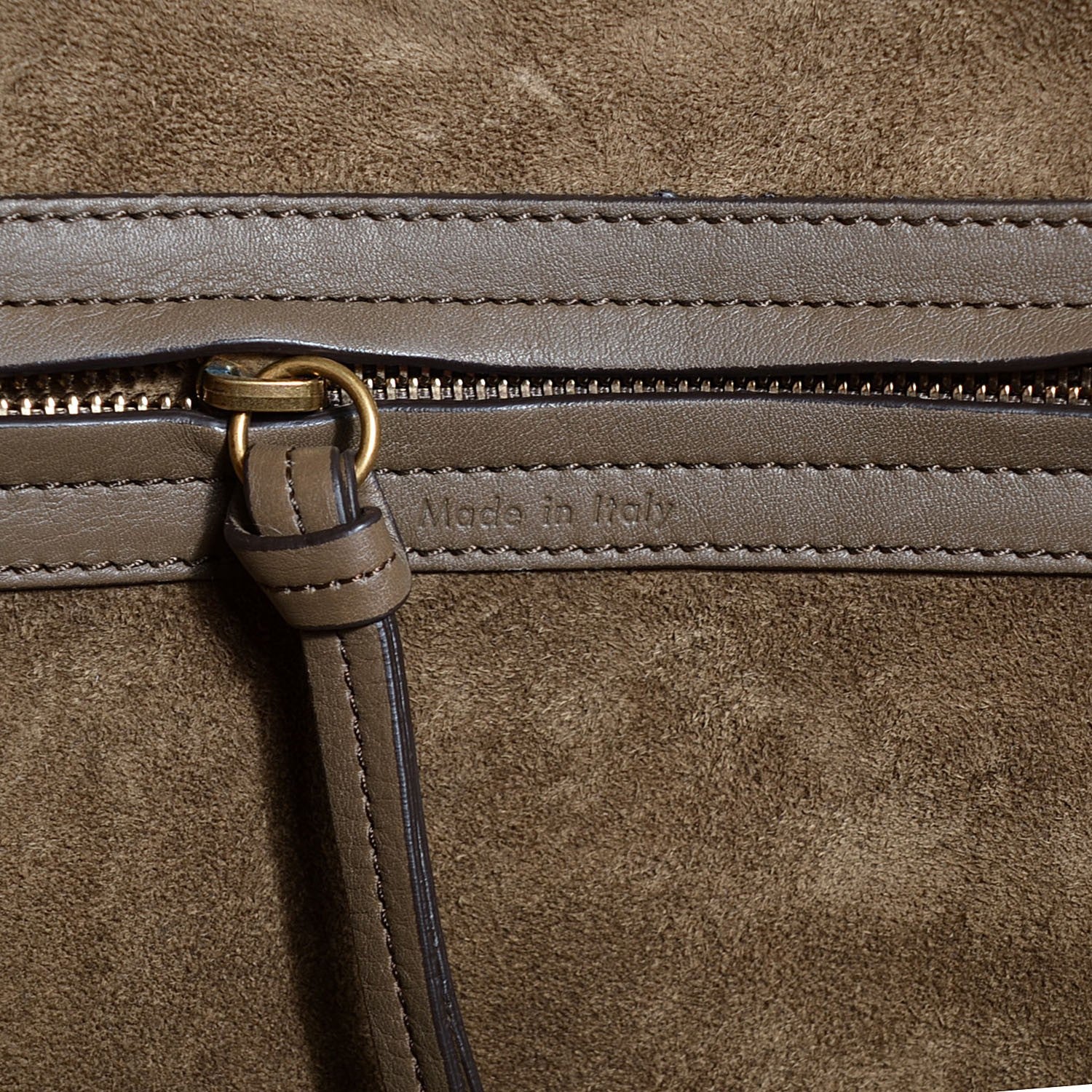 Celine Supple Calfskin Medium Phantom Luggage Taupe 6 of 7