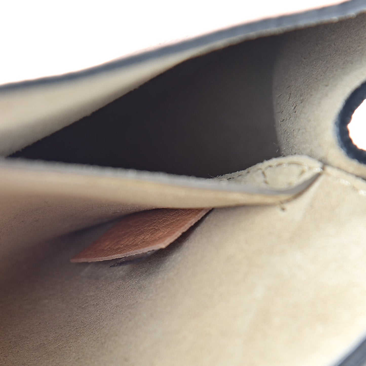 Grained Lambskin Mini Drew Shoulder Bag Gingerbread