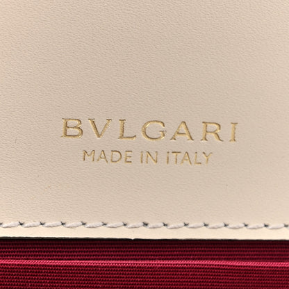 Bulgari Calfskin Serpenti Forever Small Crossbody Bag White Agate 7 of 10