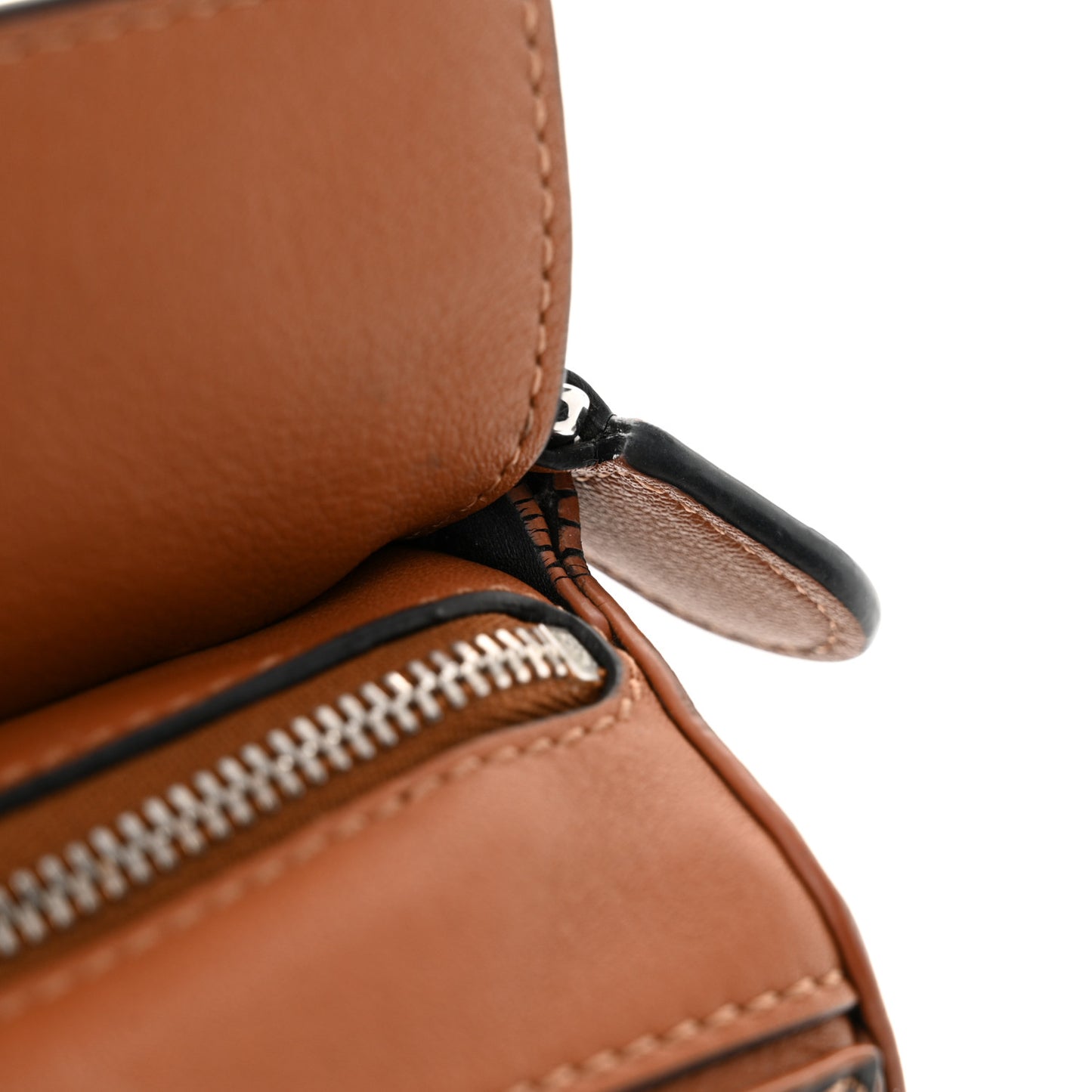 Calfskin Mini Puzzle Bag Tan Black