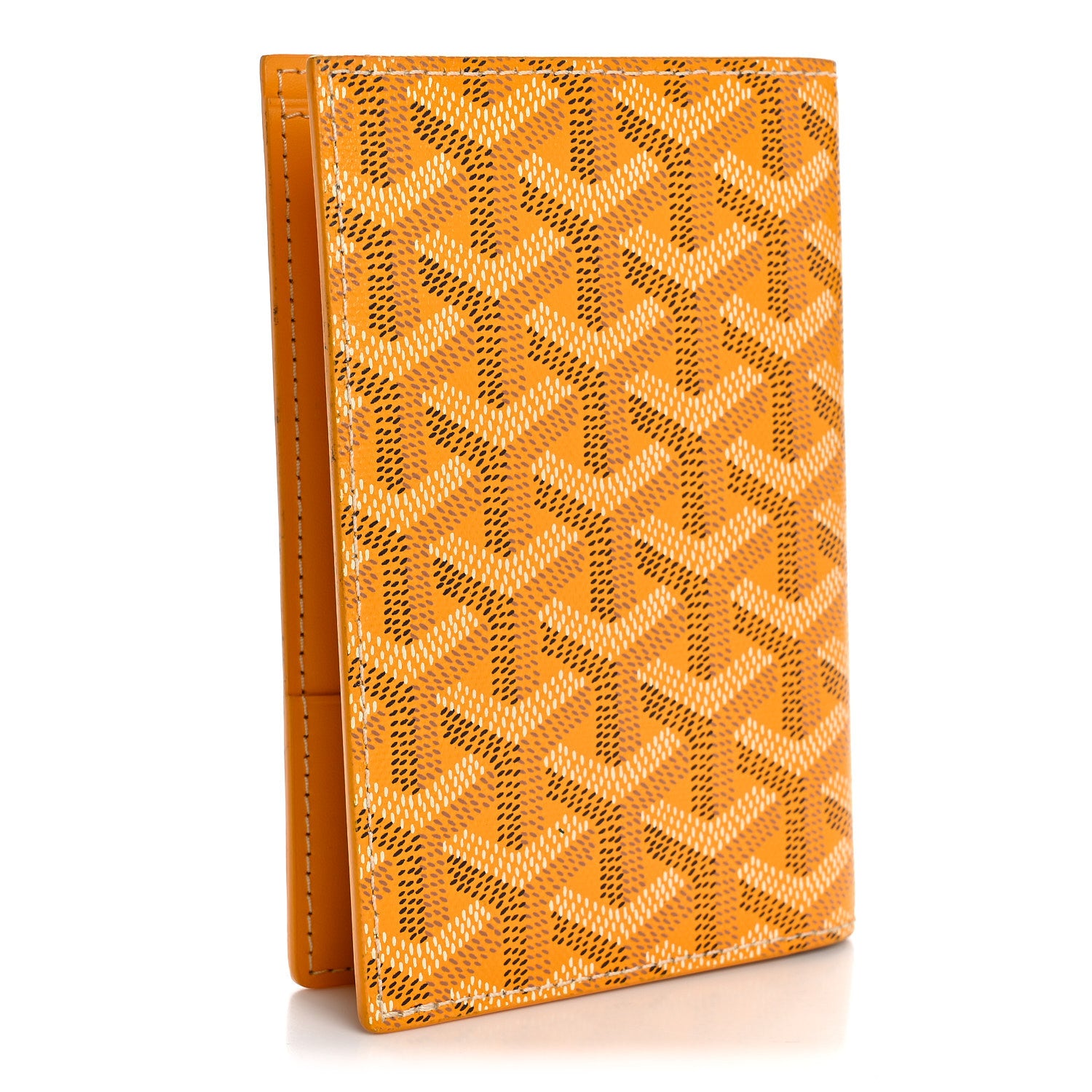 Goyard Goyardine Grenelle Passport Wallet Yellow 3 of 7