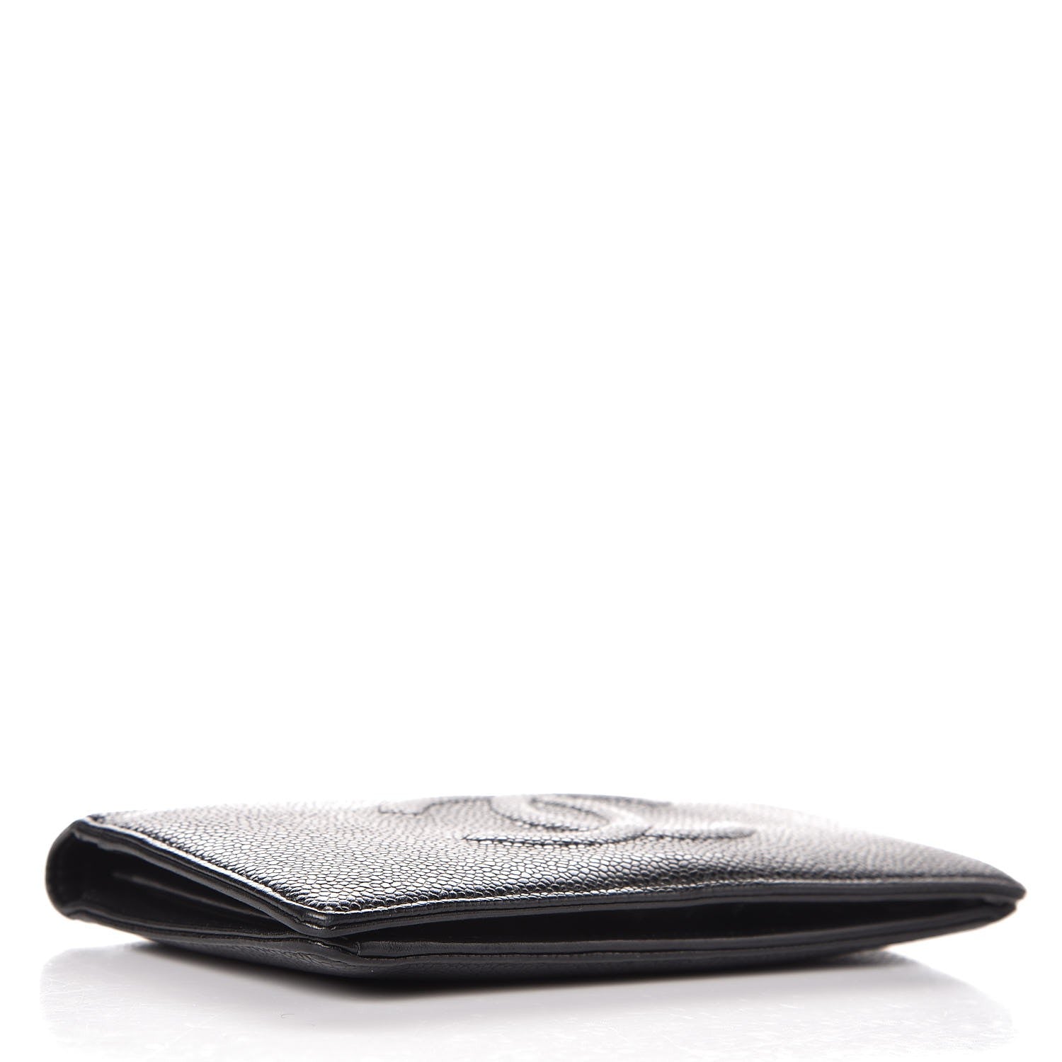 Chanel Caviar Timeless CC Yen Wallet Black 4 of 9