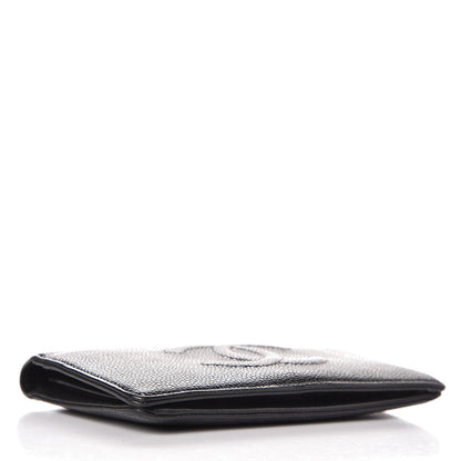 Chanel Caviar Timeless CC Yen Wallet Black 4 of 9