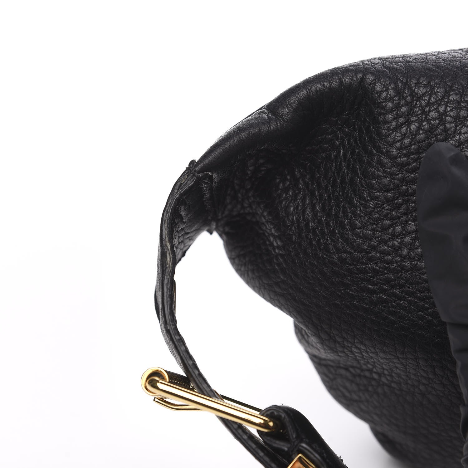 Versace Calfskin Palazzo Medusa Belt Bag Black 9 of 10
