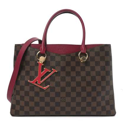 Louis Vuitton Damier Ebene LV Riverside Lie De Vin 1 of 9