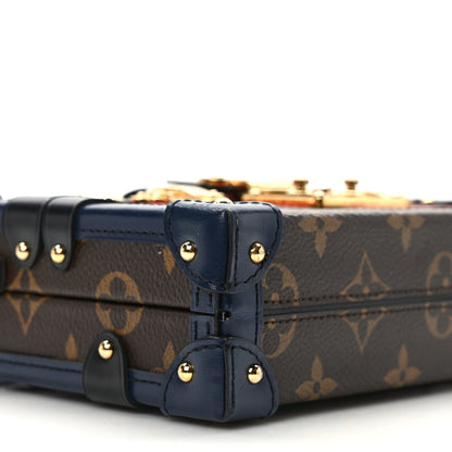 Louis Vuitton LOUIS VUITTON Monogram Malletage Print Petite Malle Marine Rouge 8 of 15