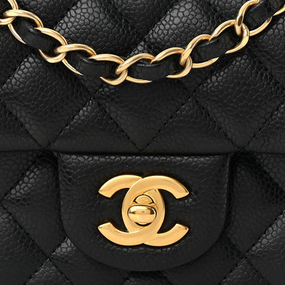 Chanel Caviar Quilted Mini Rectangular Flap Black 8 of 12