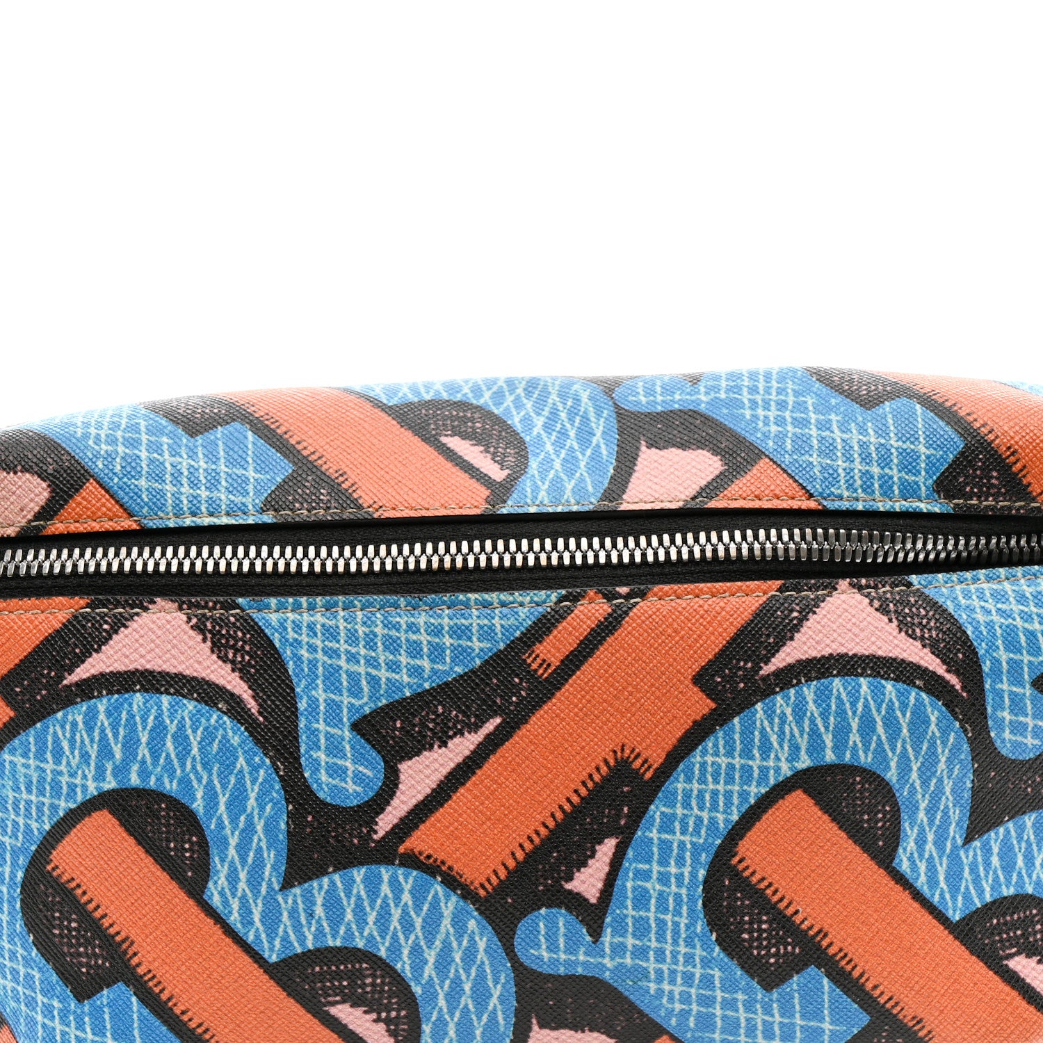 Burberry E-Canvas Logo Sonny Bum Bag Bright Cobalt 7 of 11