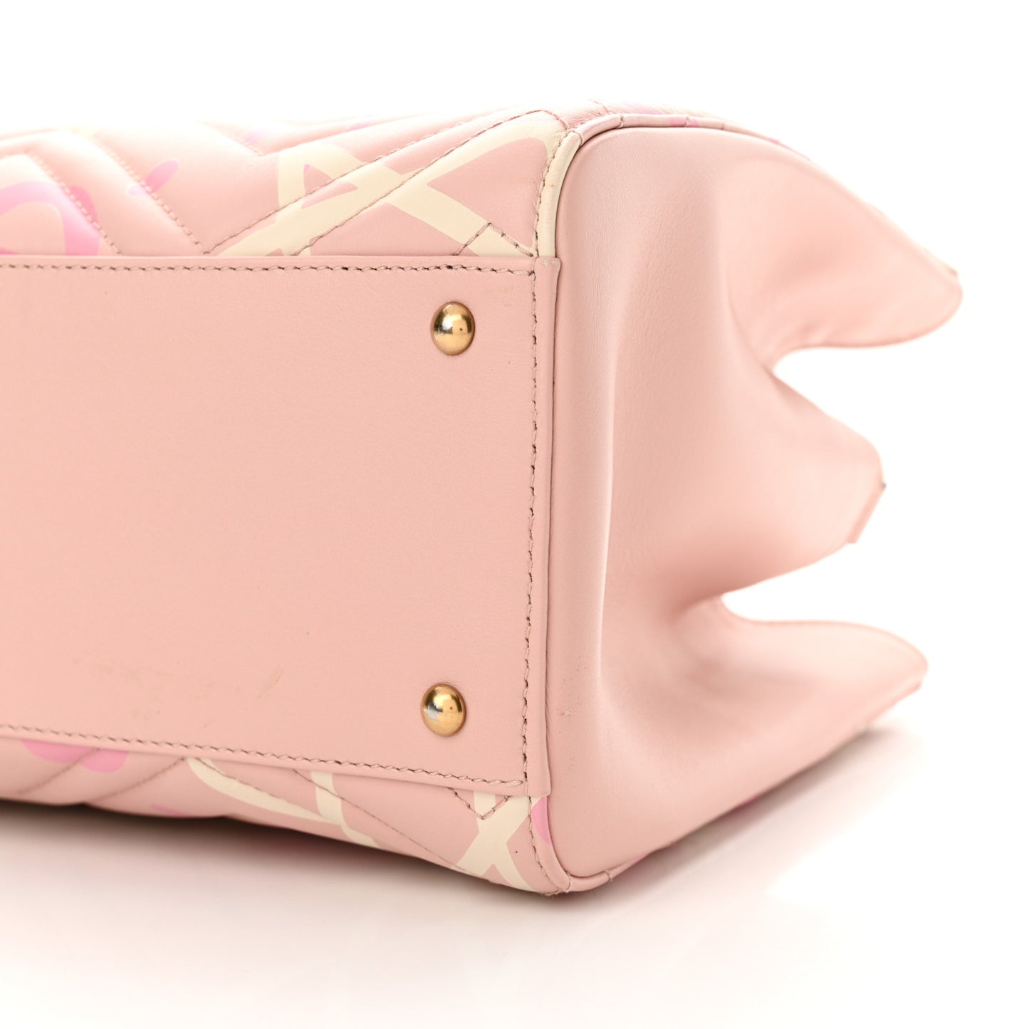 Calfskin Matelasse GucciGhost Small GG Marmont Tote Perfect Pink Rosa Ivory