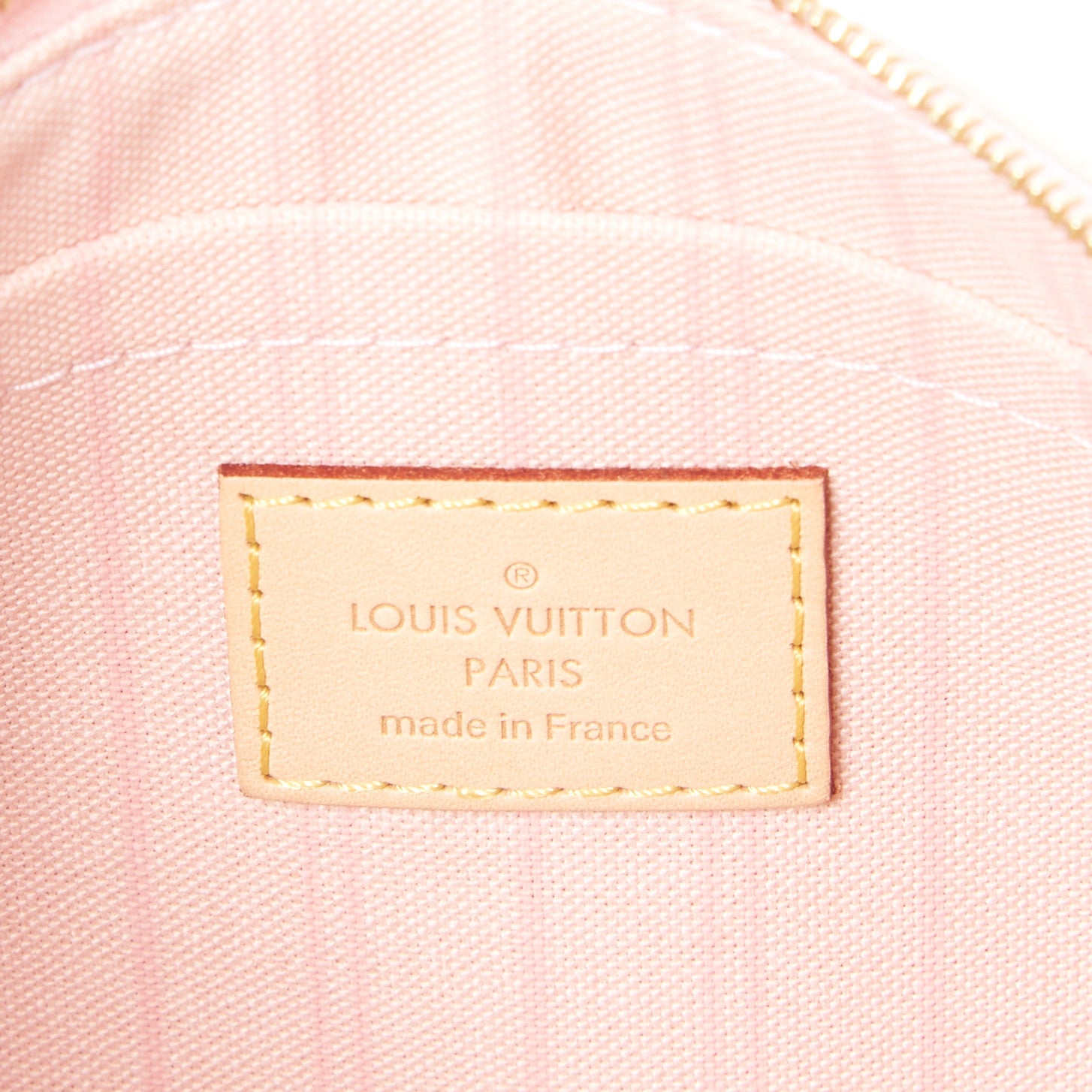 Louis Vuitton Damier Azur Neverfull MM GM Pochette Rose Ballerine 7 of 7
