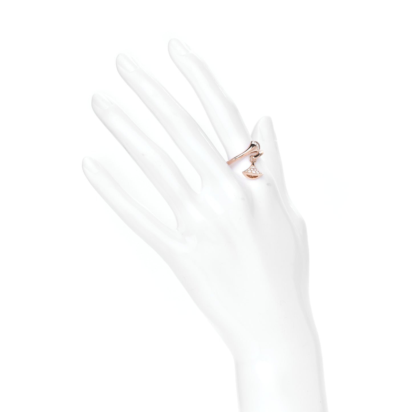 18K Rose Gold Diamond Divas' Dream Ring 54 7