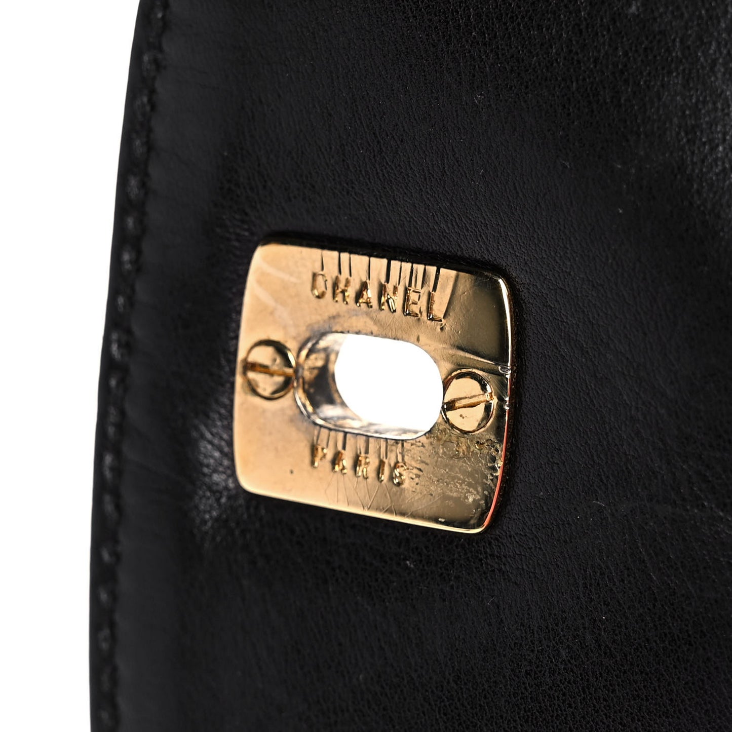 Calfskin Quilted Flap Waist Belt Bag 75 30 Black