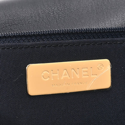 Chanel Lambskin Quilted Large Chanel 19 Flap Navy Blue 6 of 10