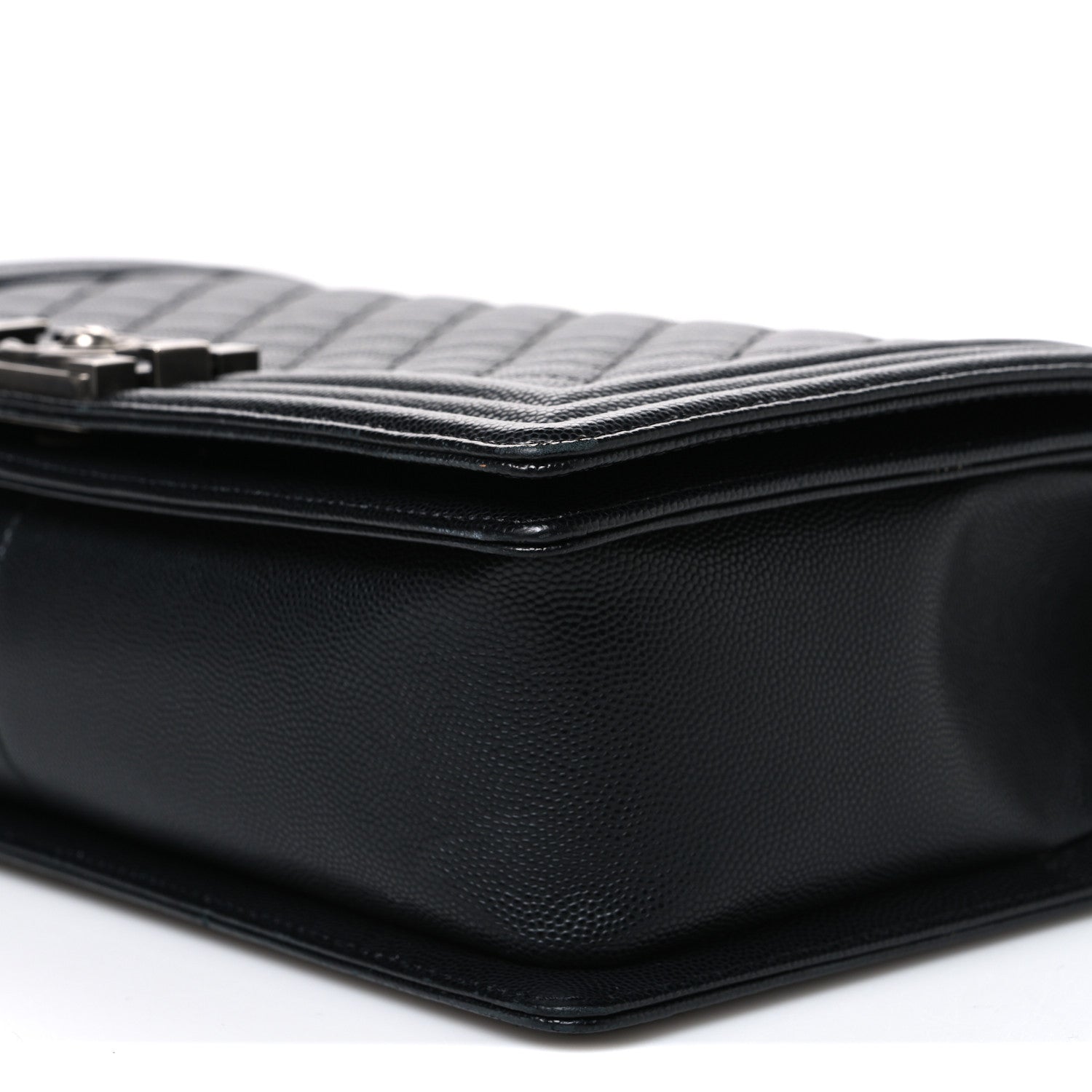 Chanel Caviar Quilted New Medium Boy Flap Black 9 of 9