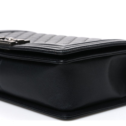Chanel Caviar Quilted New Medium Boy Flap Black 9 of 9