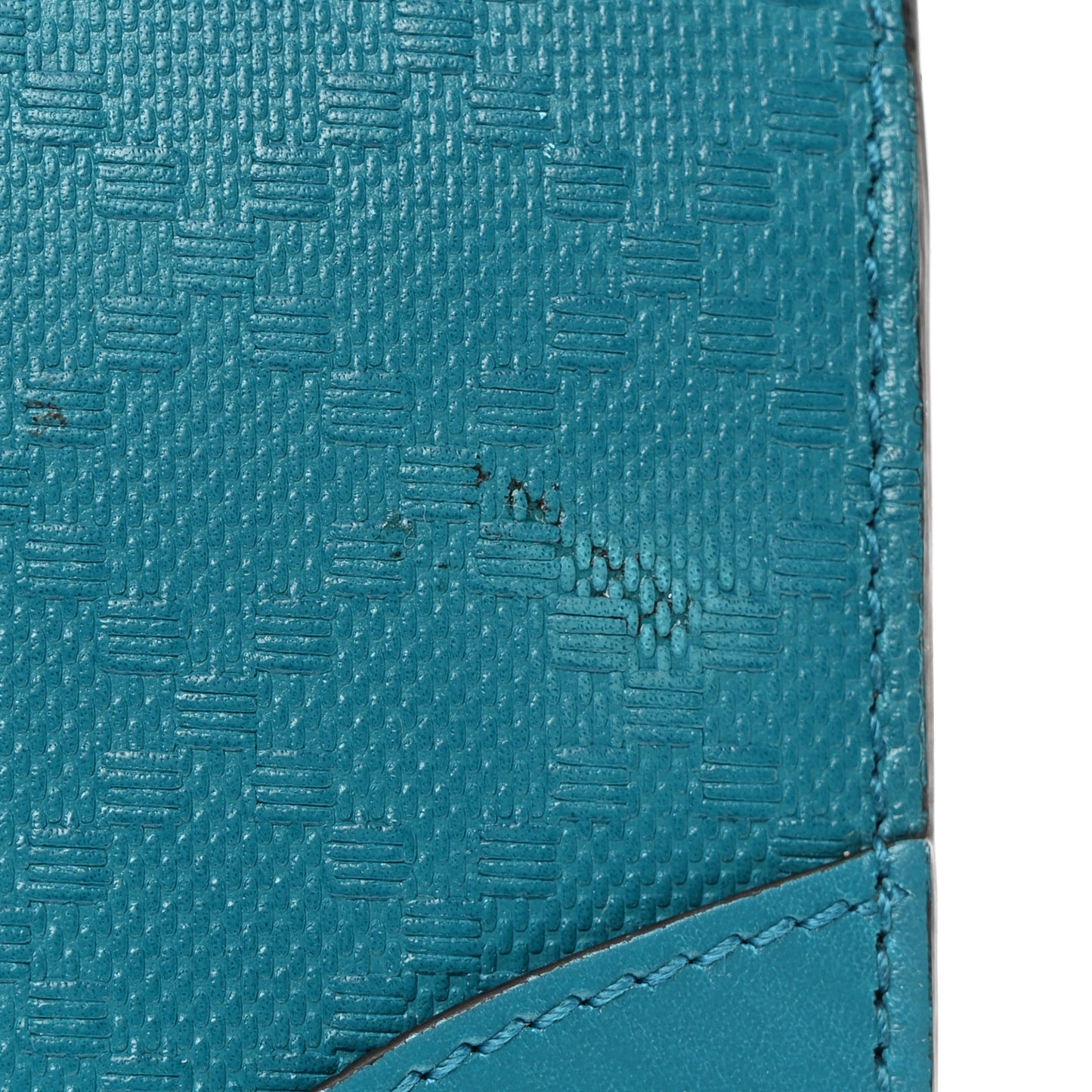 Bright Diamante Zip Around Wallet Turquoise