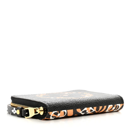Louis Vuitton Monogram Giant Jungle Zippy Coin Purse Black 3 of 6