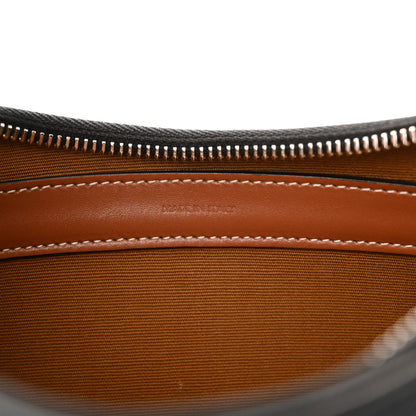 Celine Triomphe Canvas Calfskin Ava Shoulder Bag Tan 7 of 16