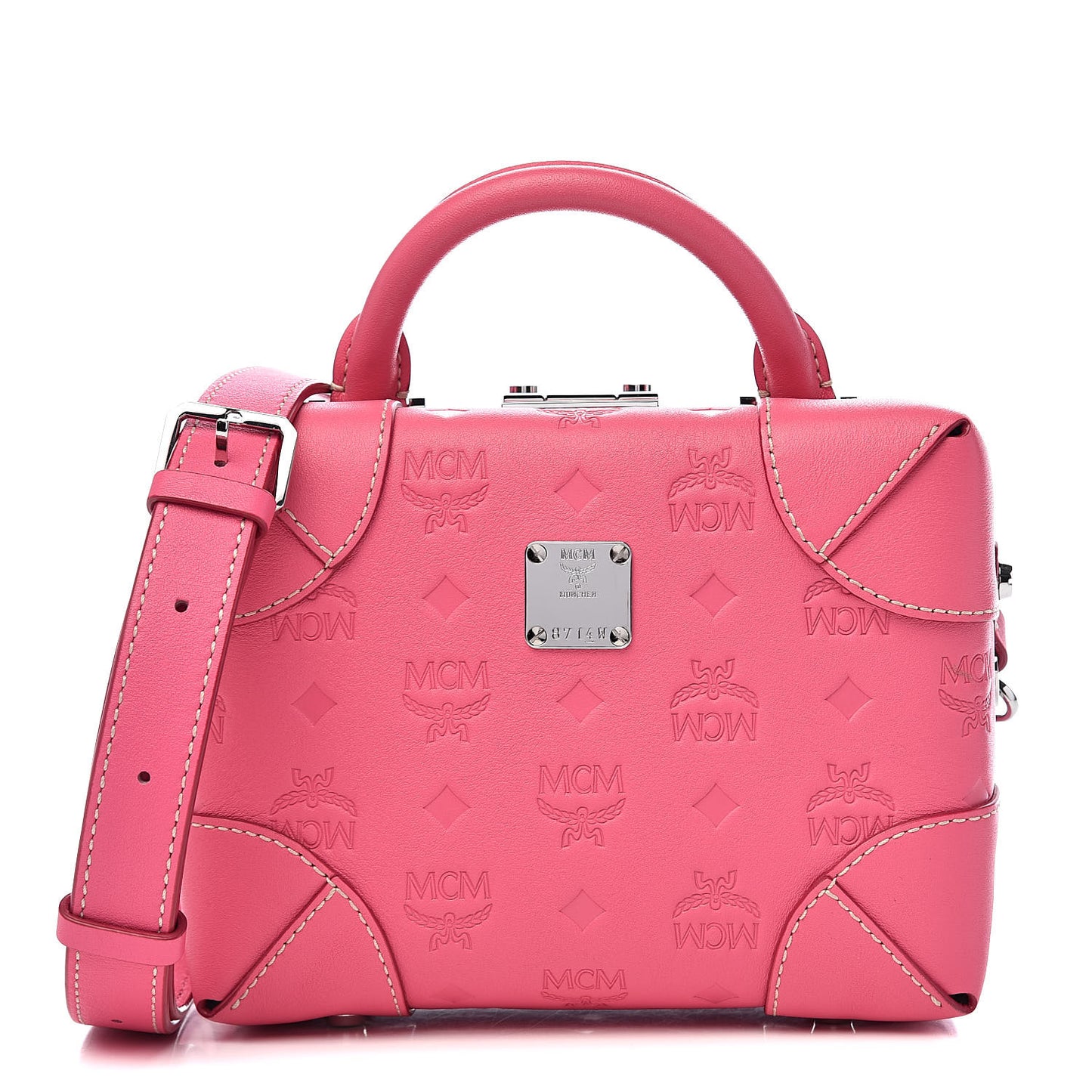 Calfskin Ottomar Small Crossbody Sugar Pink