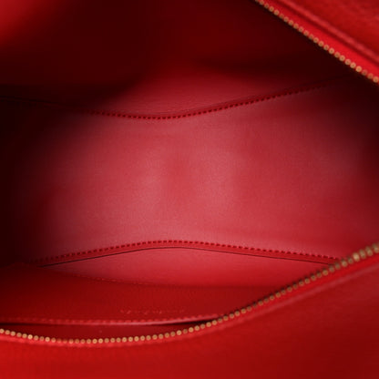 Balenciaga Grained Calfskin Neo Classic Gold Hardware S City Medium Red 5 of 10