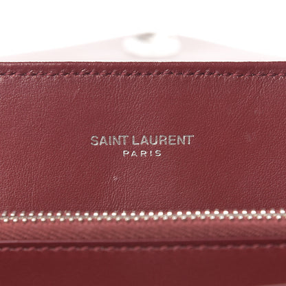 Saint Laurent Calfskin Y Quilted Monogram Medium Loulou Chain Satchel Palissandre 8 of 9