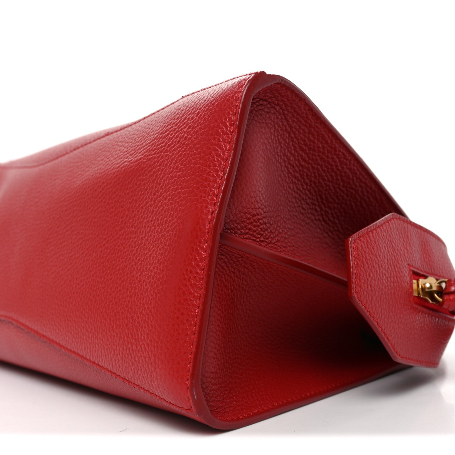 Balenciaga Grained Calfskin Neo Classic Gold Hardware S City Medium Red 10 of 10