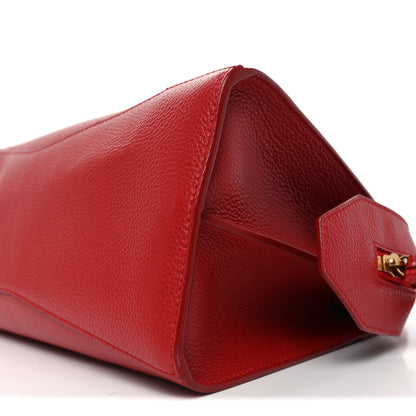 Balenciaga Grained Calfskin Neo Classic Gold Hardware S City Medium Red 10 of 10