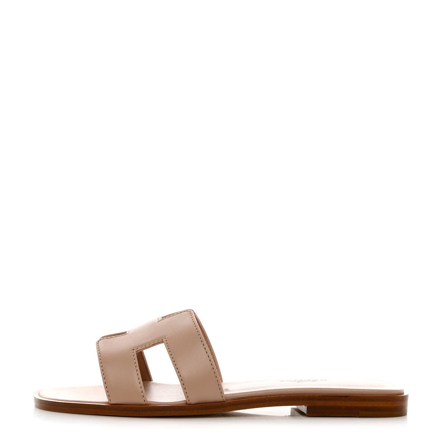 Box Calfskin Oran Sandals 35 Beige Nude
