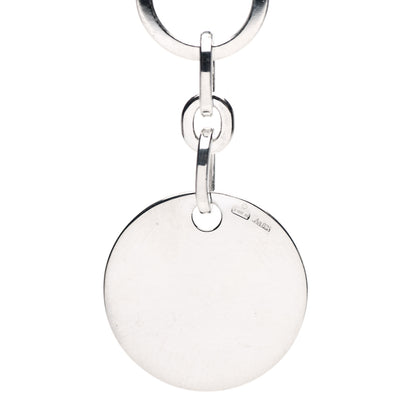 Gucci Sterling Silver Round Logo Pendant Necklace 5 of 5