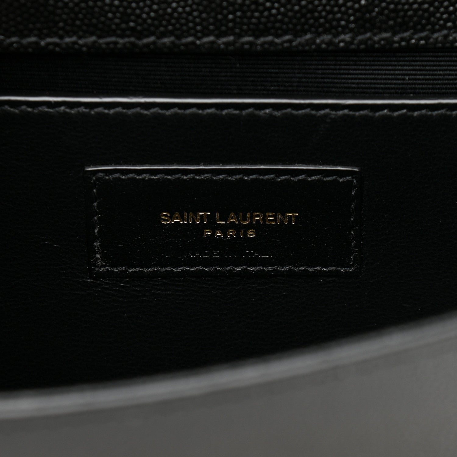 Saint Laurent Grain De Poudre Medium Classic Monogram Kate Satchel Black 7 of 11