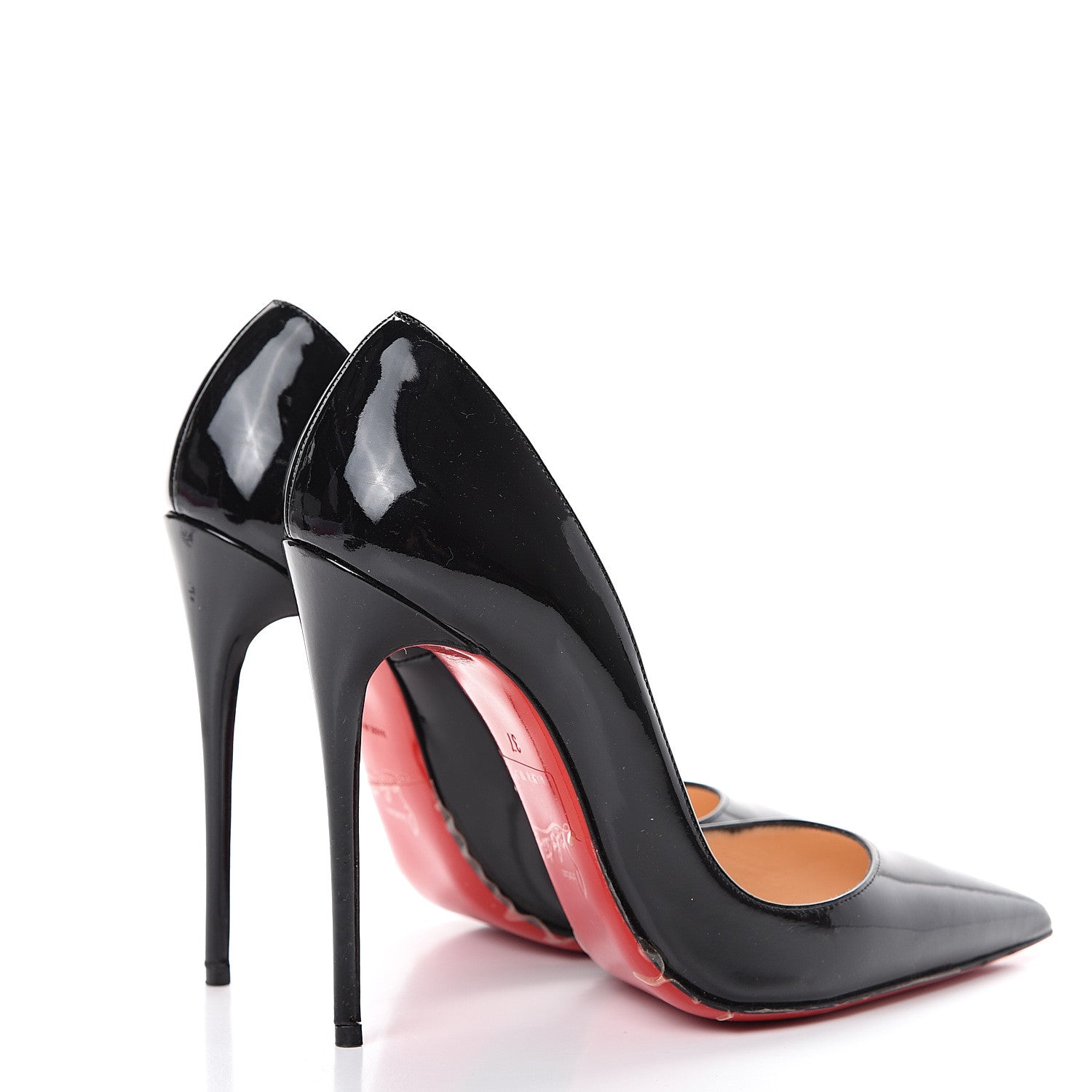 Christian Louboutin Patent So Kate 120 Pumps 37 Black 4 of 10