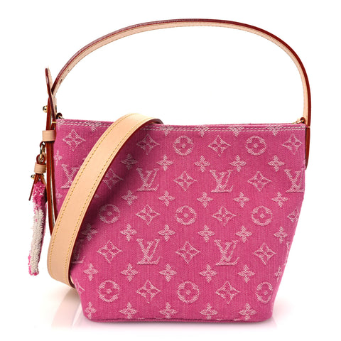 Monogram Denim All In BB Fuchsia