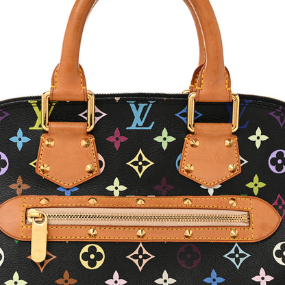 Louis Vuitton Monogram Multicolor Alma Black 8 of 13