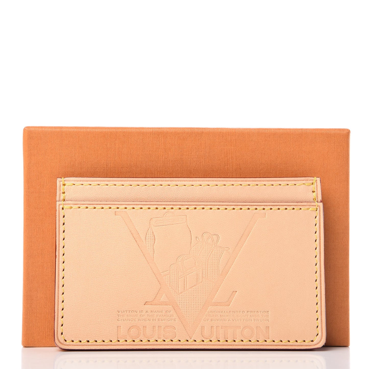 Vachetta Voyages Card Holder